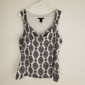 White House Black Market sleeveless blouse Size XL